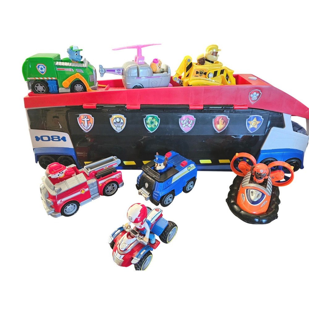 Paw Patrol‎ transforming paw patroller Playset with 7 Vehicles and Figures